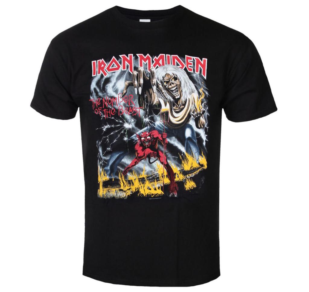 Ir Madien Heavy Metal Band T-shirt Oversized Y2k Men Women Cotton Printed High Quality Female Male Clothing Comfortable Top Y2k Short Sleeves