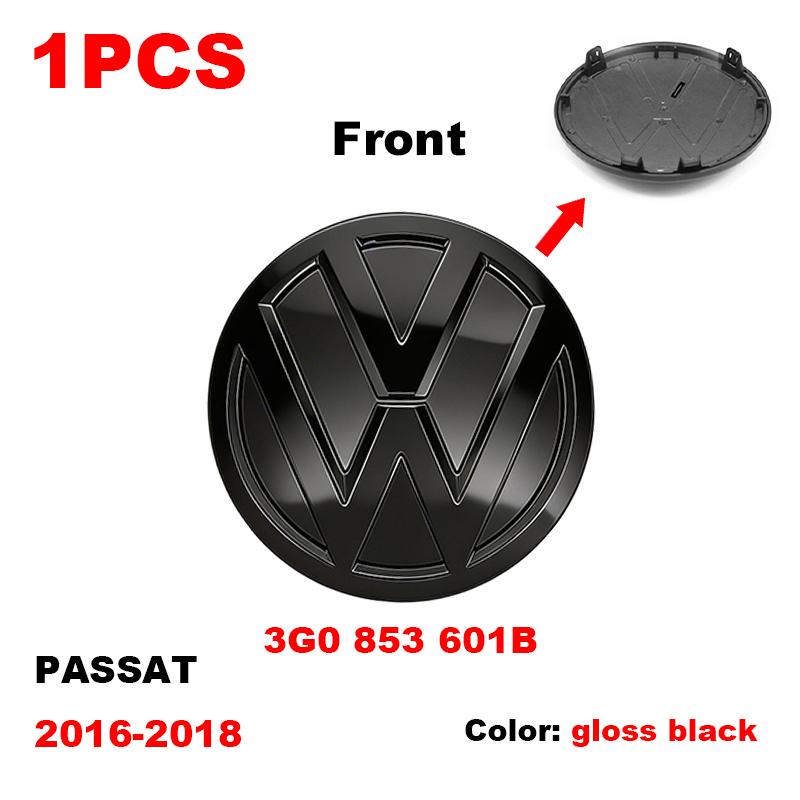 T28For Volkswagen VW Passat B8 2016 2017 2018 Logo Car Badge Hood Front Grille Rear Trunk Emblem Decoration Replacement Accessories