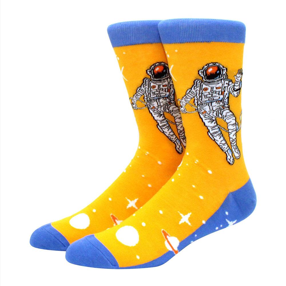 High Quality Combed Cotton Socks food Pattern Long Tube Funny Happy Men Socks Novelty Skateboard Crew Casual Crazy Socks