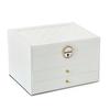 Exquisite Three-Layer Jewelry Box 2025 - Large Capacity for Earrings and Necklaces