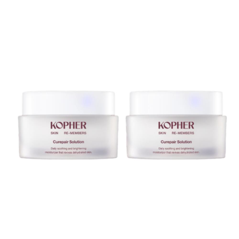 KOPHER Curepair Solution Moisture Cream Soothing & Brightening Set 50ml x 2ea
