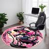 1pc Witch, Broomstick Chair Carpet for Office, Non-slip, Soft and Durable Leisure Rug, Perfect for Office, Living Room Yy251103151
