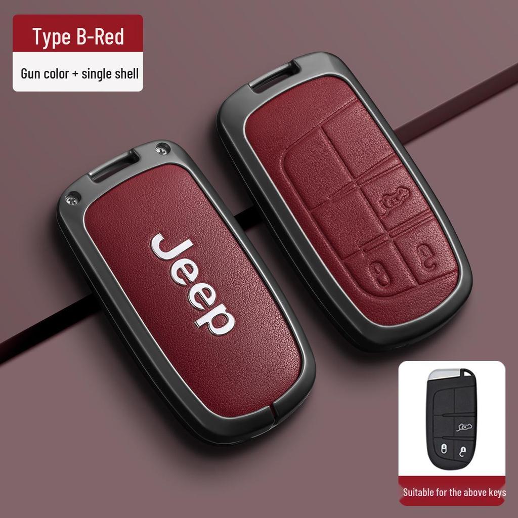 Jeep Key Case for Compass, Renegade, Cherokee, Grand Commander