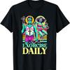 Exorcise Daily Exorcist Exercise Funny Gym Workout Fitness T-Shirt
