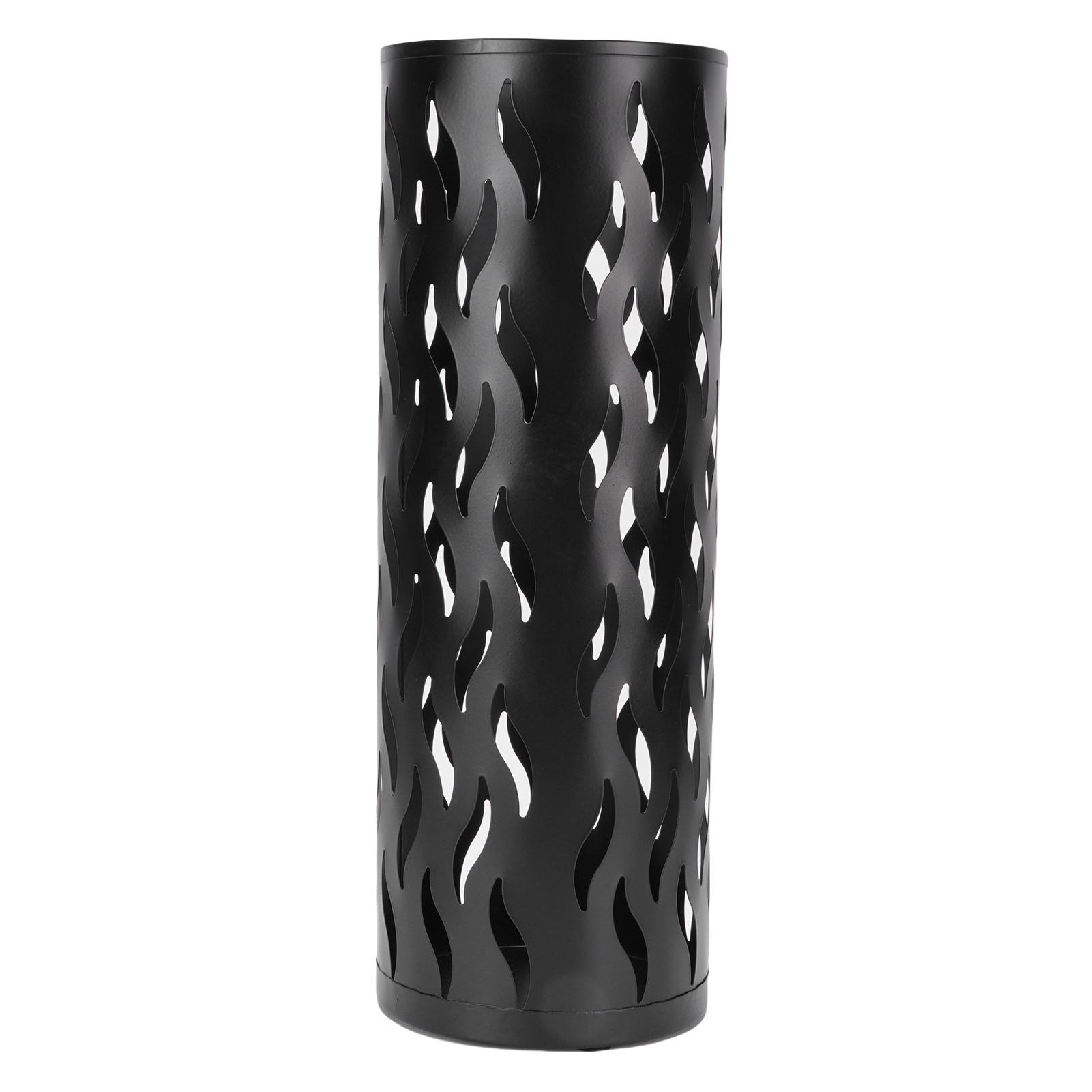 

Metal Round Umbrella Holder for Entryway Umbrella S Shaped Hollow Out for Hotel