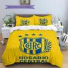 Rosario Central Pattern Bedding Set Quilt Cover Pillowcase Home Decor Gift (1 * duvet cover + 2 * pillowcase, without core)