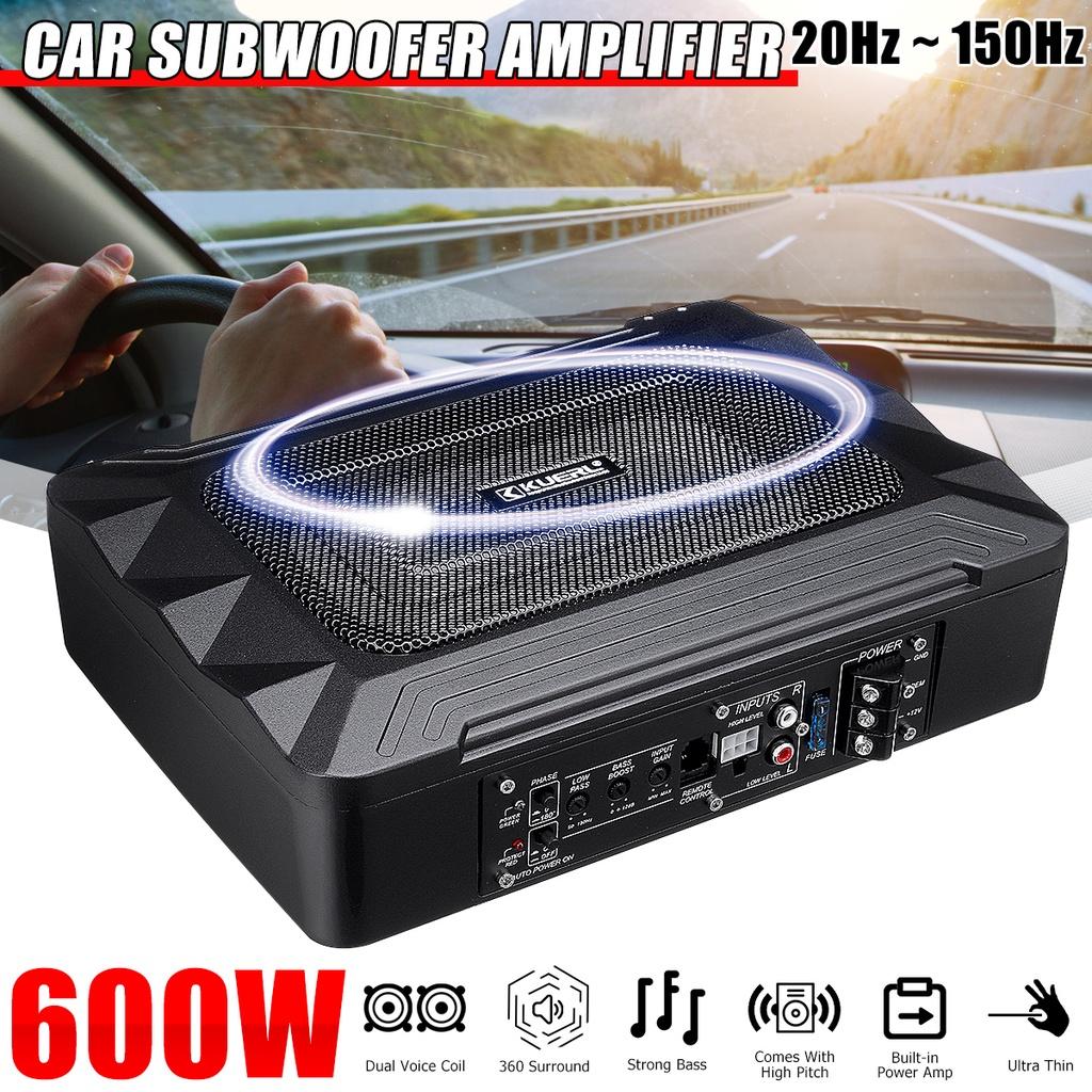 600W Car Audio Amplifier Ultra thin Powerful Bass Subwoofer Amplifier Home Power Amplifier Professional Car Amplifier Speakers