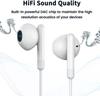New Edition Compatible with iPhone Wired High Sensitivity Karaoke MEMS Compatible with Pixel White [2025 15/16] Type-c Earphones, Earphones, Type-c,