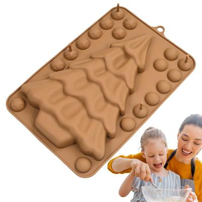 Christmas Tree Chocolate Molds Chocolate Candy Handmade Soap Ice Cube Biscuit Mold Chocolate Candy Handmade Soap Ice Cube