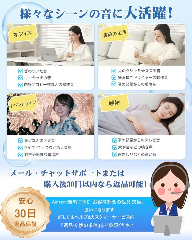 Professionelle Schallisolations-Ohrstöpsel für Civitis Geräuschunterdrückungs-Loop-Ohrhörer für 35 dB Reduktion für bessere Geräuschunterdrückung für Live und wiederverwendbar