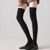 Knee Socks Children'S Autumn And Winter Thickened Warm Wool Stockings Micro-Pressure Thin Non-Slip Knee Pads With Boots And High Socks