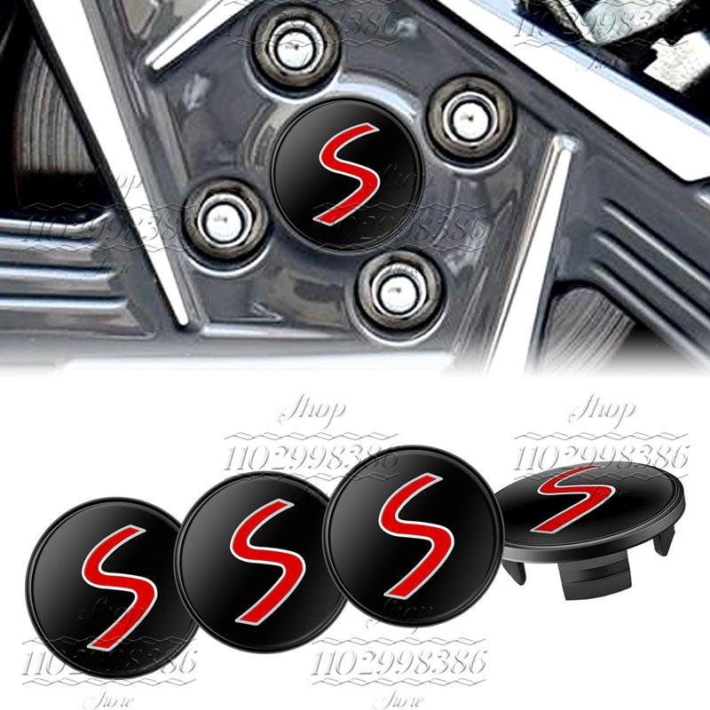 4Pcs 54mm Emblem Car Wheel Center Hub Caps Rim Covers Decor For Mini Cooper S MGHJKC JCW John Cooper Works R55 R60 F56 F55 F54
