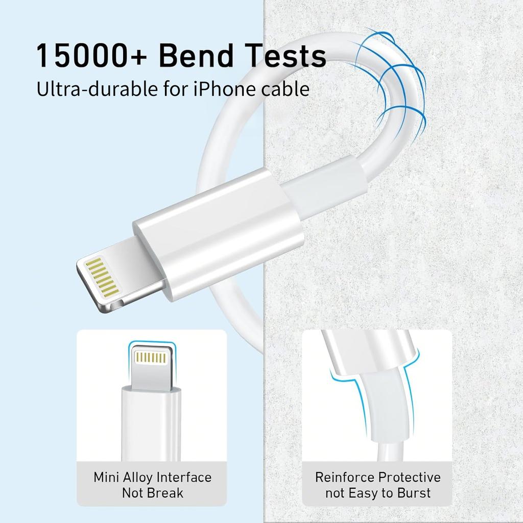 MFi LAIHONEN 1pc 2pcs Type C To Lightning Cable Fast Charging Suitable for 13 Charger USB Type C Suitable