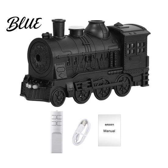 Ätherischer Öl-Diffusor für Zuhause 300ml Vintage Zug Aroma-Diffusor Dampflokomotive Luftbefeuchter mit Fernbedienung & LED Luftbefeuchter Wohnzimmerlicht 2