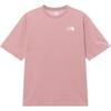 Printed Crew Neck Straight Cut Drop Shoulder Short Sleeve T-Shirt Men Tops Gray Pink NT7UR06M