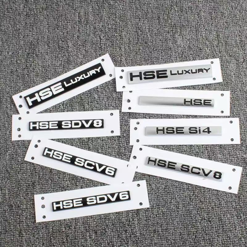 For Land Rover Range Rover HSE SDV6 SCV8 SI4 LUXURY Letter Emblem Modified Rear Trunk Badge bwsx9