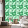 Hippie Green Background Wallpaper for Living Room and Bedroom 50x1000