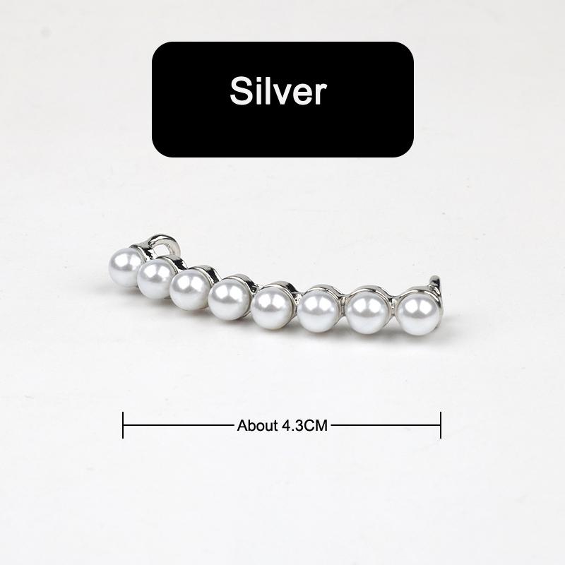 Sneakers Shoelaces Decoration Metal Shoelace Buckle Pearl Shoes Charm Accessories Shiny Rhinestones Women Shoe laces Decorative