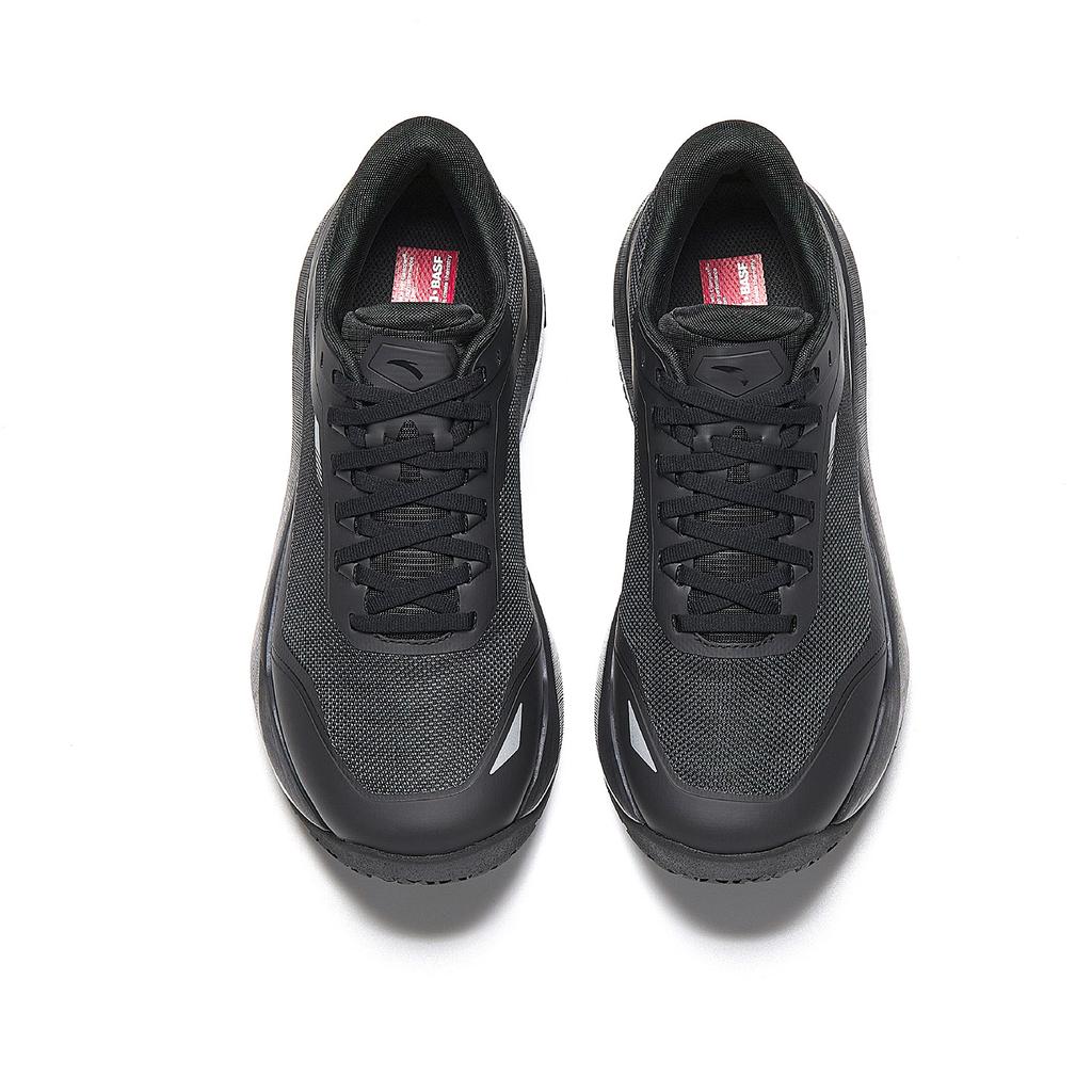 Anta Wear resistant And Lightweight Low top Casual City Commuting Running Shoes Men's Basic Black 912615556-2