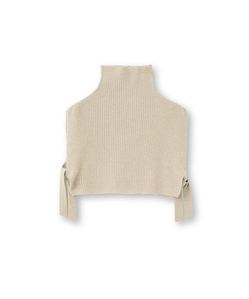 Beulaunyadeu W Turtleneck Bib, Oatmeal