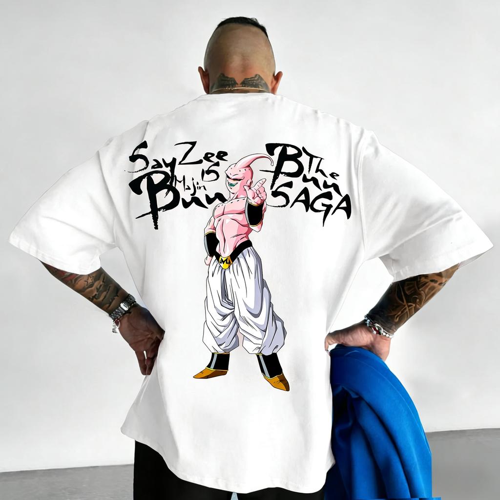 Dragon Ball Goku Potisk Krátký rukáv Bandai Volné Pánské a Dámské 2026 Léto Prodyšné Sportovní Módní Bavlněné Tričko