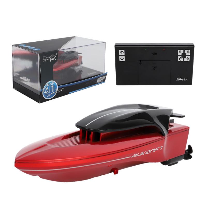 

High-Speed 2.4G RC Motorboat with Lights - Children s Mini Toy Boat Model 888 червоний