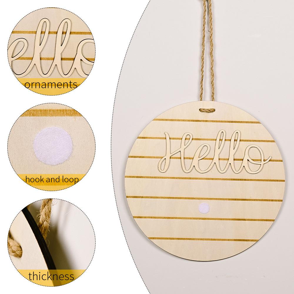 Creative Original Color Door Sign Hanging Ornament For Stylish Home Decoration