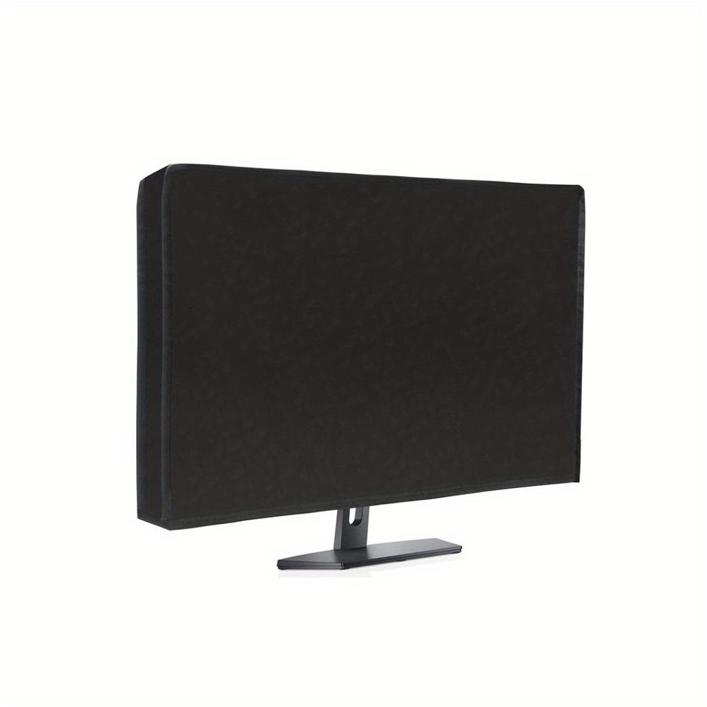 Black computer monitor dust cover, waterproof, scratch-resistant and wear-resistant high-quality dust cover, one set