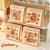 2026 Year Cartoon Capibara Desktop Mini Desk Calendar Planner Desktop Decoration Office Stationery