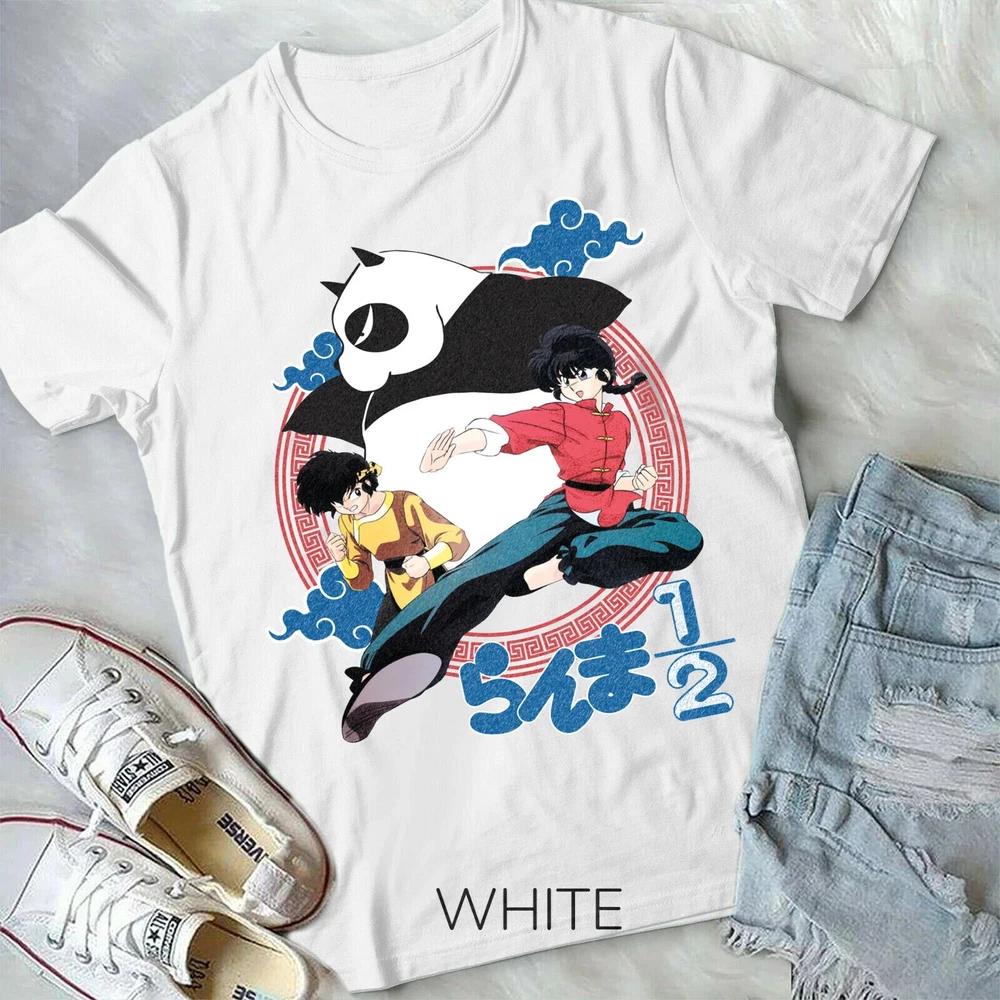 Ranma 12 Nibunnoichi Japanese New Top Best Anime Unisexga Unisex Tshirt White S