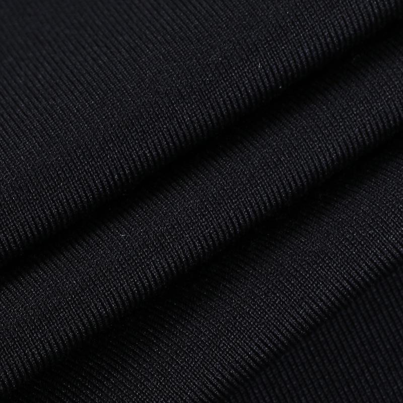 Elegancka czarna bez rękawów bandażowa seksowna sukienka dla kobiet Club Party Backless Tank sukienki Skinny Fashion Summer