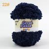 DIY Scarf Knitting Kit: Ice Yarn, Thick Coral Fleece, Gift for Her