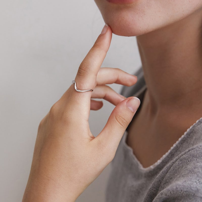 Tatiana (925 Silver) Big Wave Ring CR1848