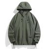 Spring/Autumn Hooded Workwear Jacket: Windproof, Waterproof, Casual Sports Outerwear for Men & Women