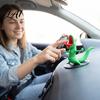 Cute Dashboard Buddies 3D Lizard Ornament Lifelike Rocking Animal Resin Figure Car Ornaments Lightweight Compact Gadget for And Motorcycle Interior