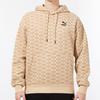 PUMA Luxe Aop Sweatshirts Men's Khaki Hooded Moderate Regular 534409-20