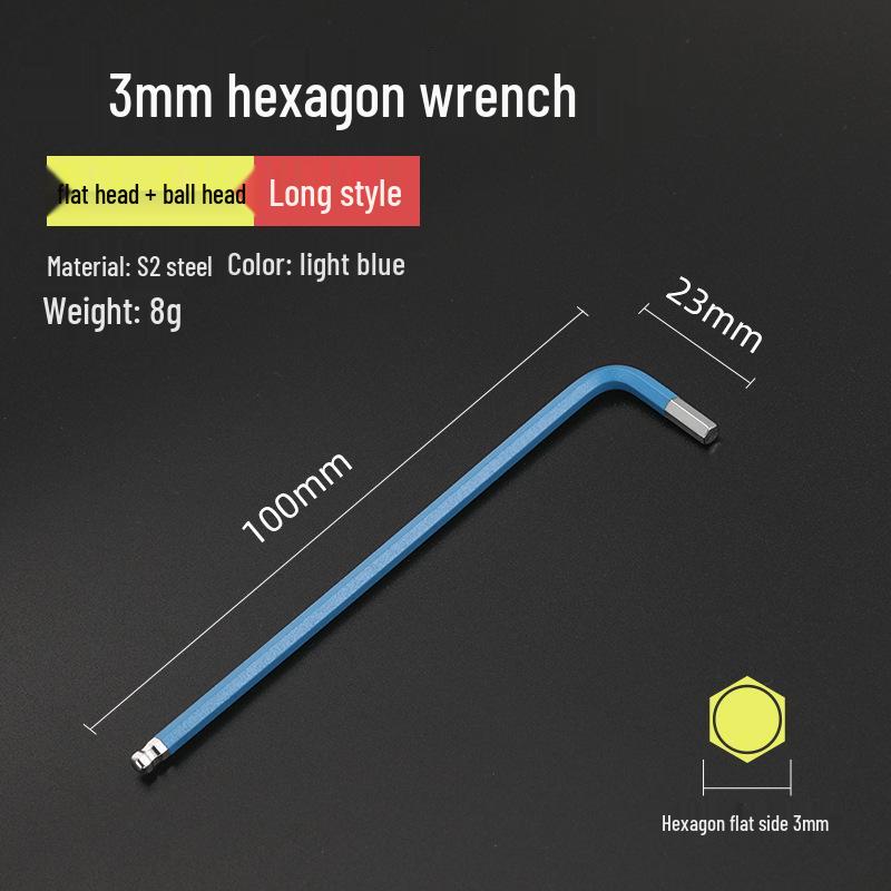 Bangyuan Industriequalität Farbiger Sechskantschlüsselsatz (1.5-10MM)