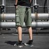 Plus Size 9XL Summer Men's Cargo Shorts  Loose Fit Banding Men Short Pants Streetwear Casual Work Bermuda Shorts