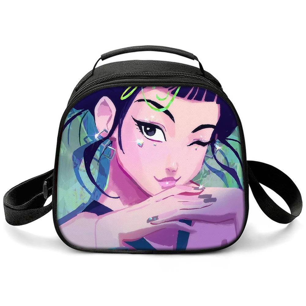 KPOP Witch Hunters Printed Cartoon Student Warm Lunch Bag Messenger Bag