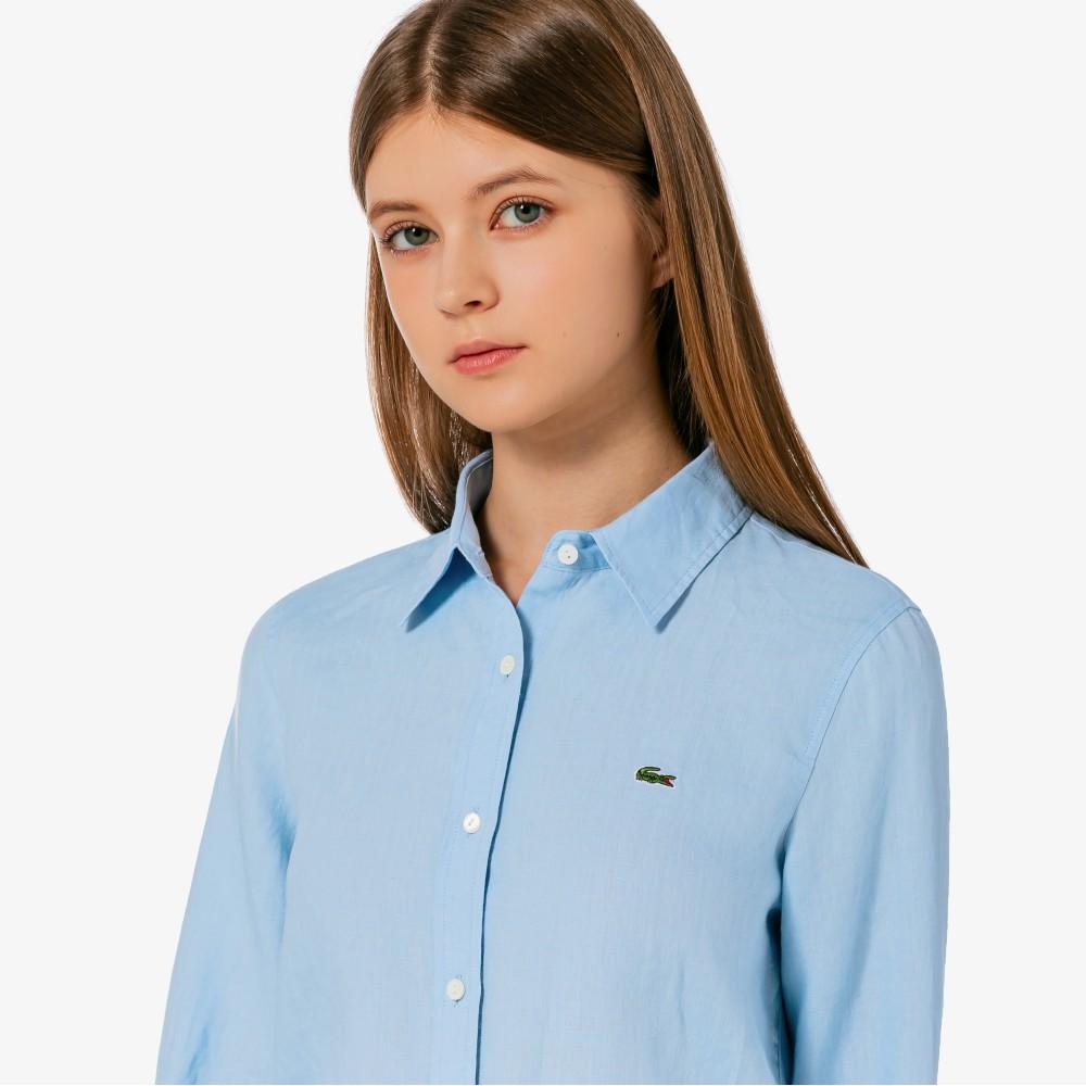 Lacoste Women's Regular Fit Linen Shirt CF005E-56GHBA
