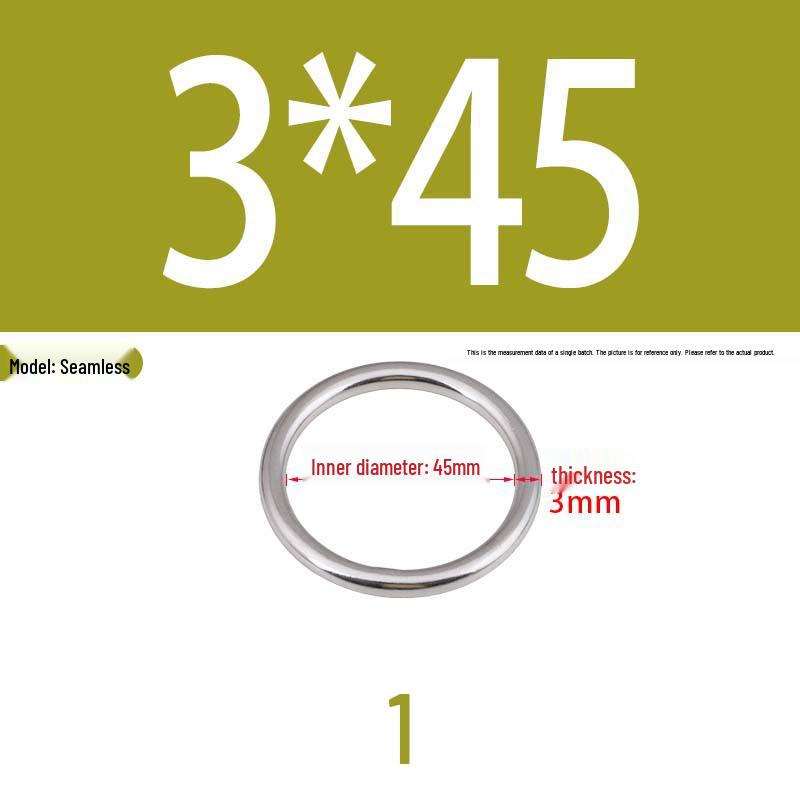 304 Stainless Steel Seamless O-Ring for Lifting and Hammock Yoga Connection