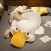 Entzückendes weißes Gänse-Plüschkissen-Puppe für Mädchenschlafzimmer