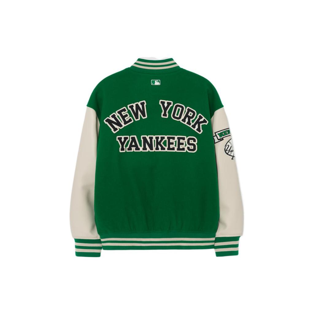 New MLB Baseball Jacket Unisex Green 3AJPV0131-50GNP