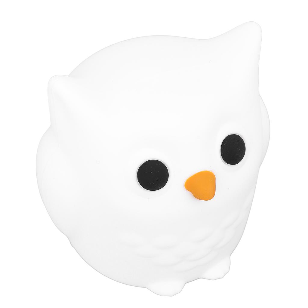 Eulen Nachtlicht Wiederaufladbare Nachttischlampe Augenfreundliche Silikon-Kinderzimmerlampe Tier-Nachtlicht für Mädchen Jungen Schlafzimmer Dekoration