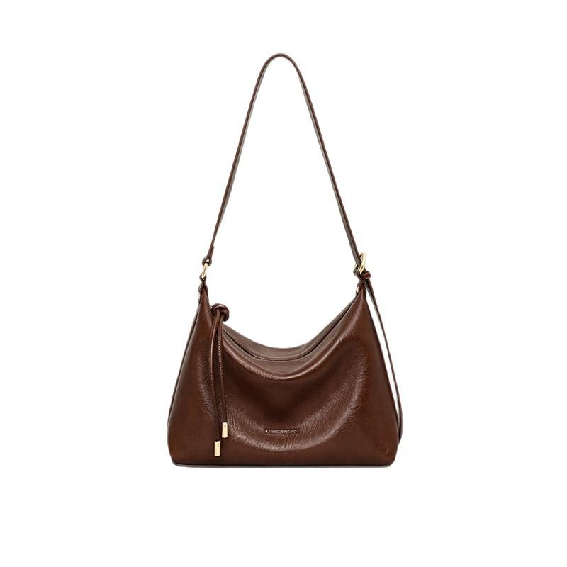 Tasche Damen Tasche Herbst und Winter Leder Schulter Umhängetasche Große Kapazität Mode Vielseitig Pendler Tragetasche