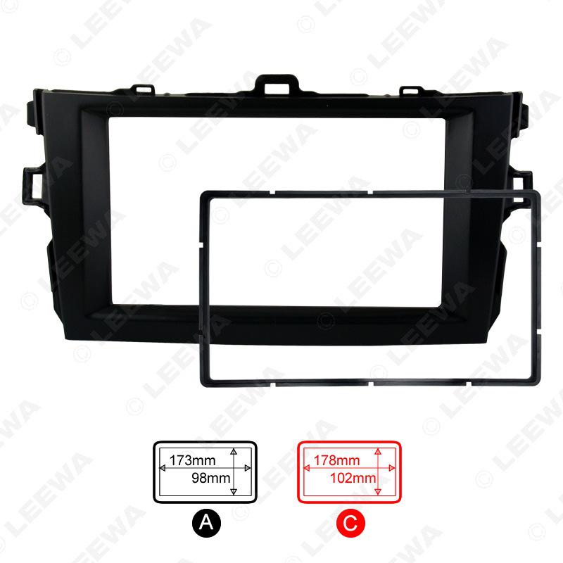 Toyota Corolla Double Din Radio Modification Frame - Car Audio DVD Panel Fascia