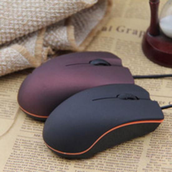 M20 Wired Mouse Frosted High Sensitivity Ergonomic Plug and Play Mini Optical Computer Mice for Office