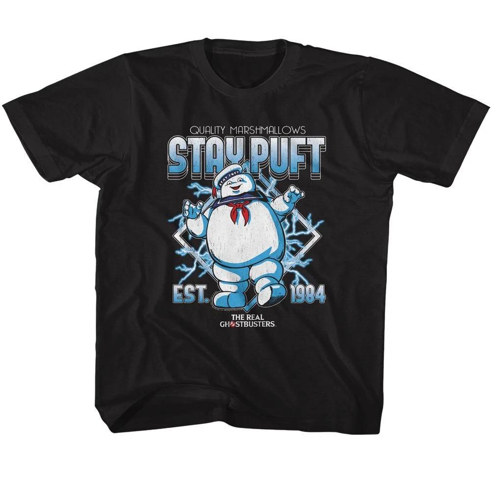Kids Real Ghostbusters Stay Puft Electricity TV Shirt 140