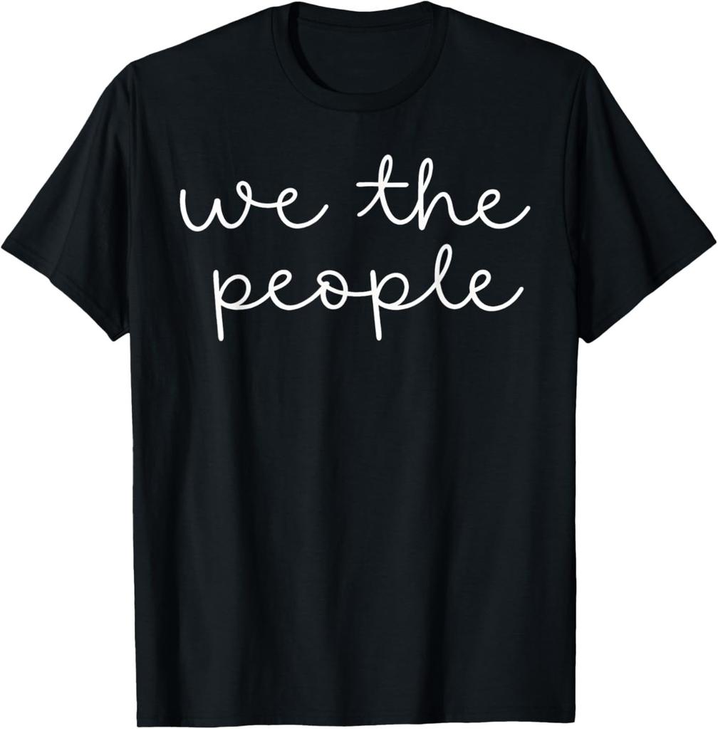 We The People Minimalist T-Shirt