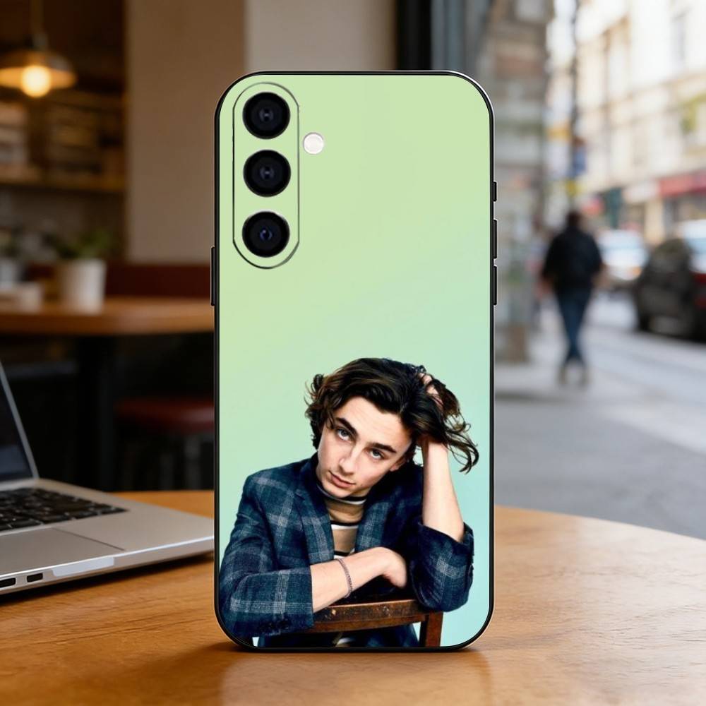 Actor T-Timothée Chalamet Phone Case For Samsung Galaxy A73,A72,A71,A70,A53,A52,A51,Others Soft Black Cover